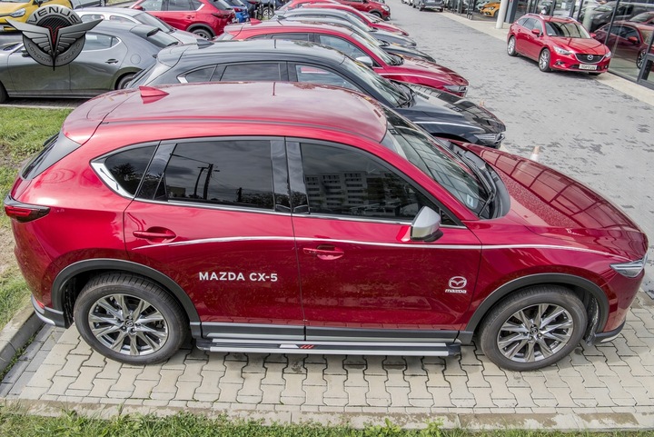 фото №16, Mazda cx-5 ii 2017+ градусы боковые планки пороговые