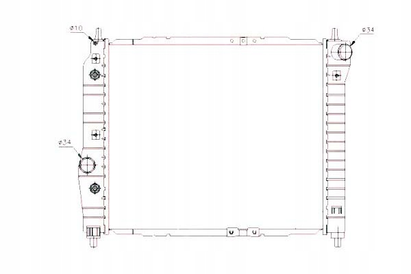 фото №1, Nrf радіаторів води chevrolet aveo sedan 1.2 t250.