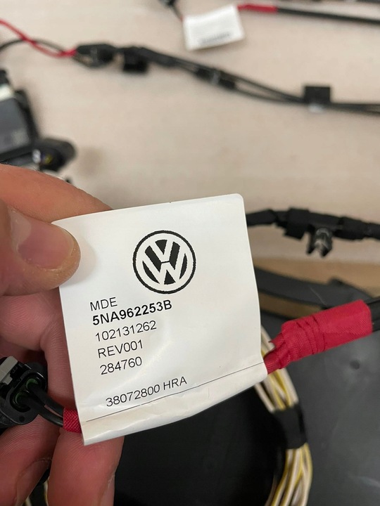 фото №11, Vw tiguan ii датчик жгут 5na971104aj 5na962253b