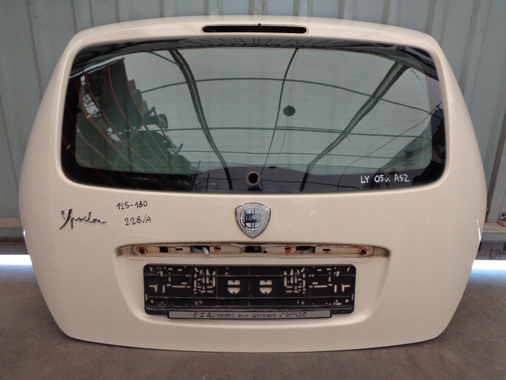 фото №1, Крышка задняя з стекло lancia ypsilon 3d 2005r. код 228