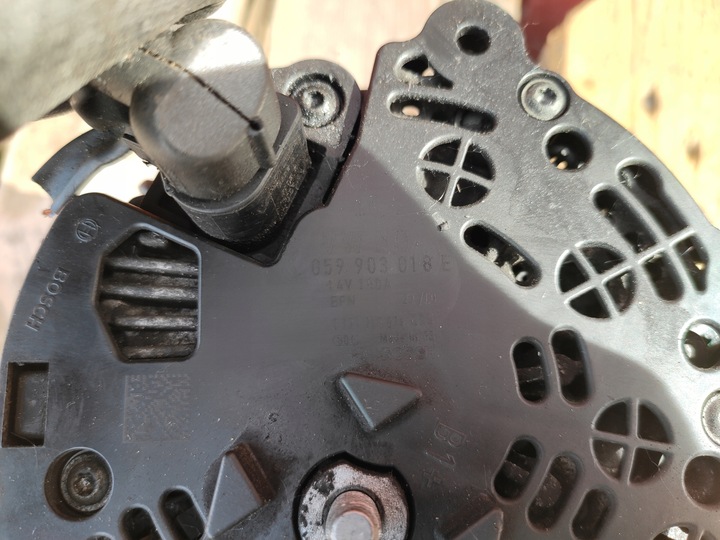 фото №10, Audi q7 4l 3.0tdi a6 c6 cdy генератор 14v 180a оригінальний 059903018e