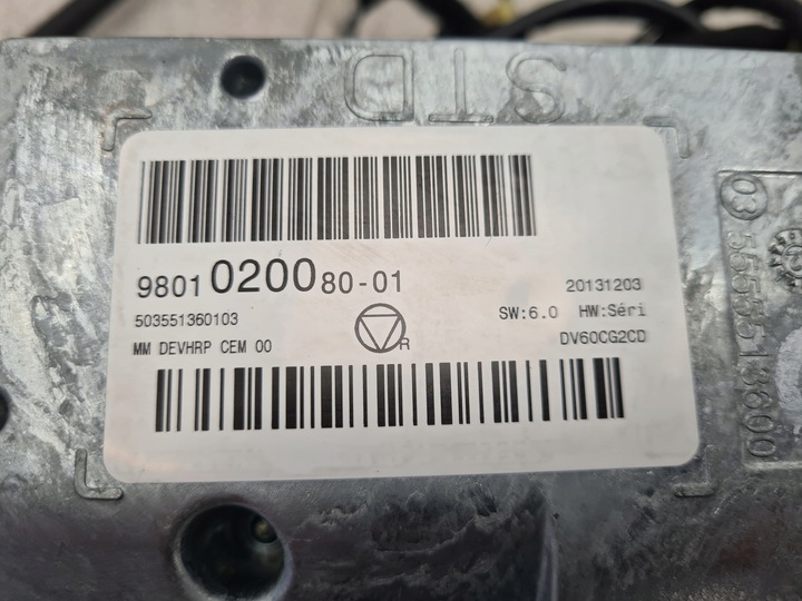 фото №7, Citroen c3 ii навігація комплект 98067084xt