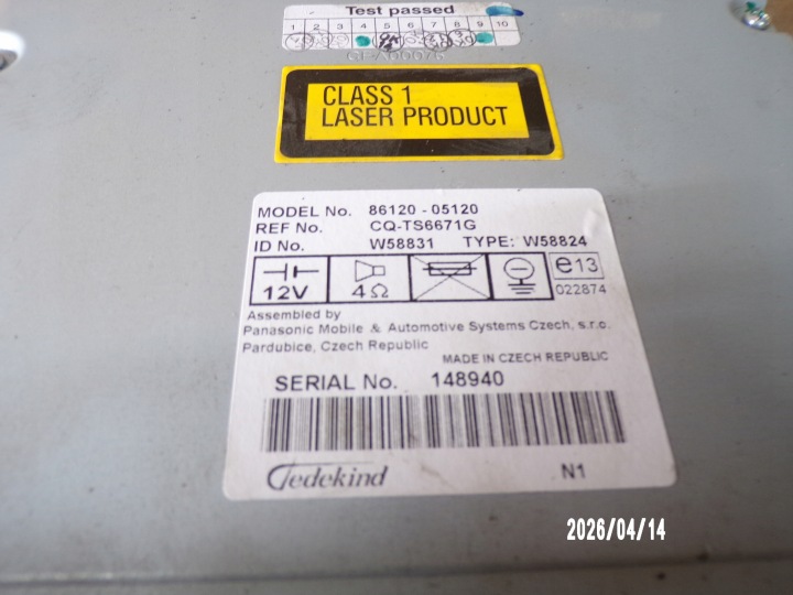 фото №10, Toyota avensis t25 рестайлинг магнитола 8612005120