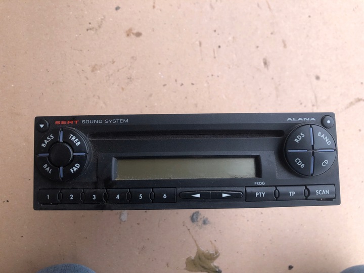 фото №1, Радио автомобильные seat ibiza iii 02-09 6l0035156
