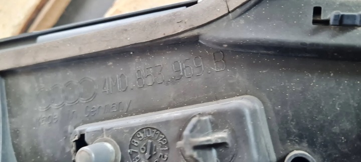 фото №12, Q7 4m ii планка дверь левая левый зад lz7s 4m0853969b