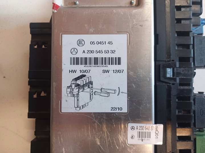 фото №8, Mercedes-benz sl r230 2001 модуль керування sam