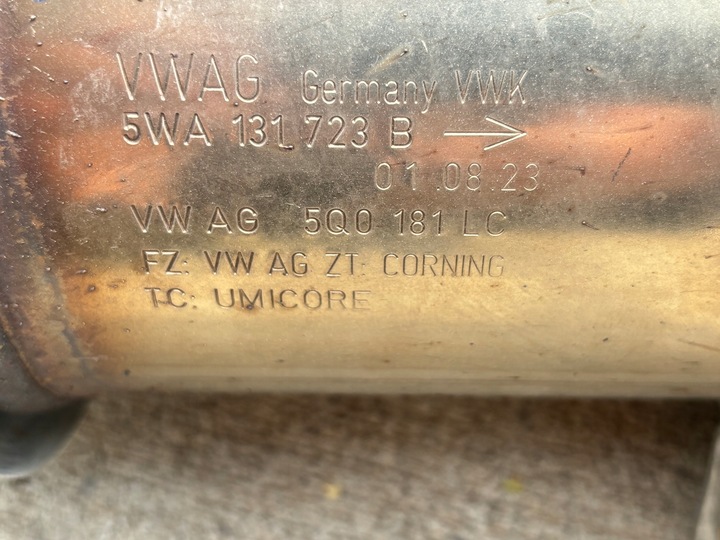фото №6, Каталізатор vw passat b8 1,5 tsi 5wa131723b
