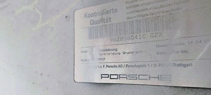 фото №13, Бампер перед porsche boxster 982 2016-