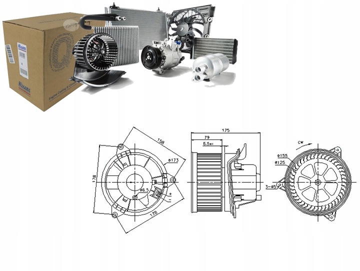 фото №11, Nissens 87122 вентилятор интерьера