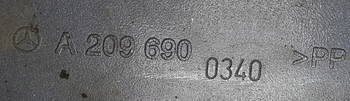 фото №7, Планка накладка порога левая 357 mercedes w209