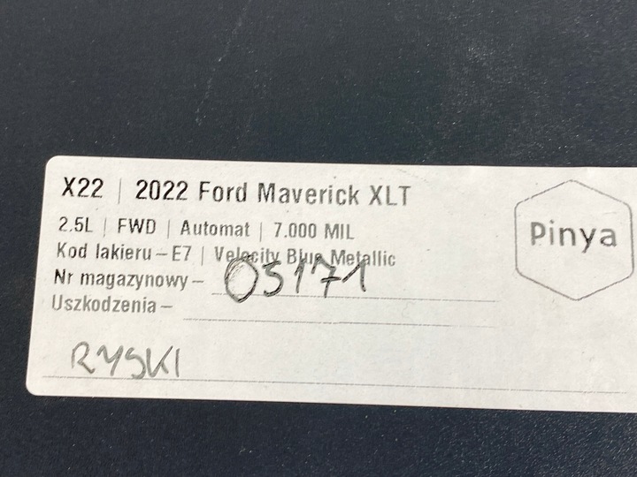 фото №6, Основа акумулятора ford maverick 2022+ usa