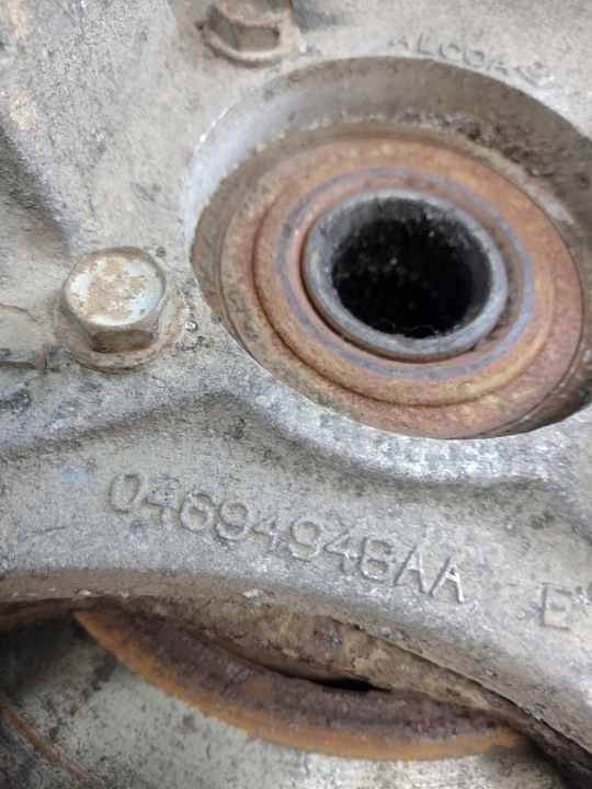 фото №7, Поворотна опора, ступиця правий перед chrysler voyager iv 2,8 crd