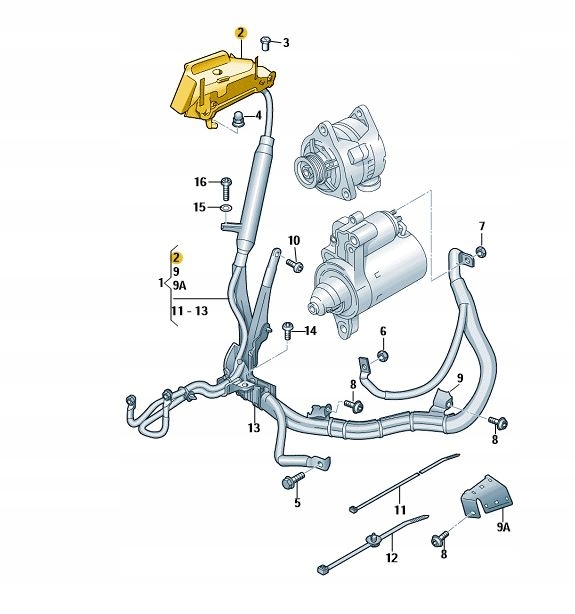 фото №5, Заглушка захист клеми audi a8 d4 4h 4h0911075b