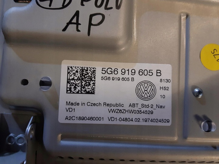фото №12, Дисплей навігації 5g6919605b vw audi skoda
