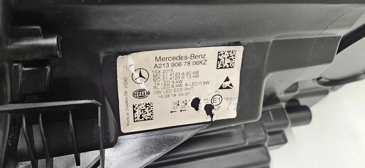 фото №6, Mercedes e клас 213 w213 performance фара повний led лівий праві