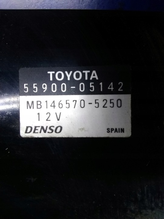фото №6, Toyota avensis t25 панель воздуховод кондиционера 55900-05142