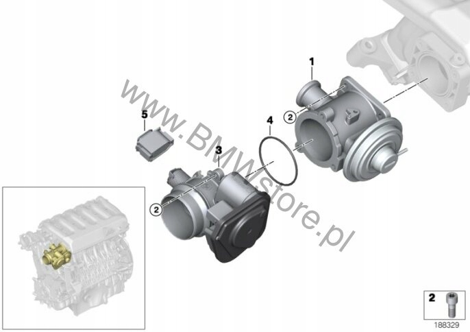 фото №16, Bmw e53 e60 e65 e70 e83 e90 3.0 d m57n дроссельная заслонка воздуха 7804384 06r