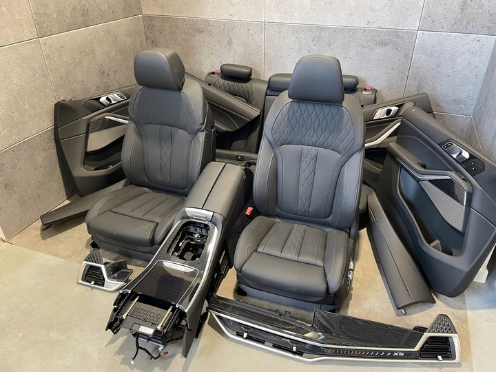 фото №7, Комплектні салон bmw x5 g05 lci 5km сидіння підігрів клапан масаж individual