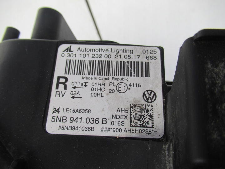 фото №14, Vw tiguan 5nb фара повний led права 5nb941036b
