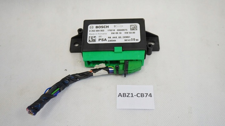 фото №1, Блок керування pdc citroen c3 iii 9814151980