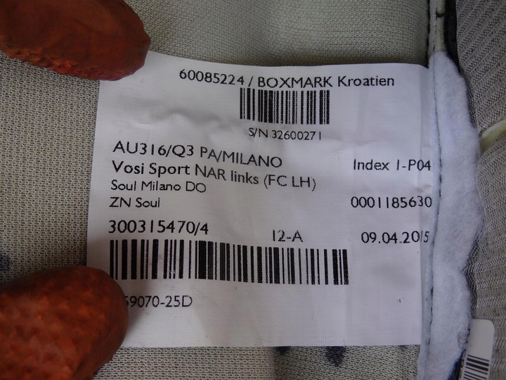 фото №10, Audi q3 8u рестайлинг 11-18 обивка сиденье левый перед переднее кожа с подогревом