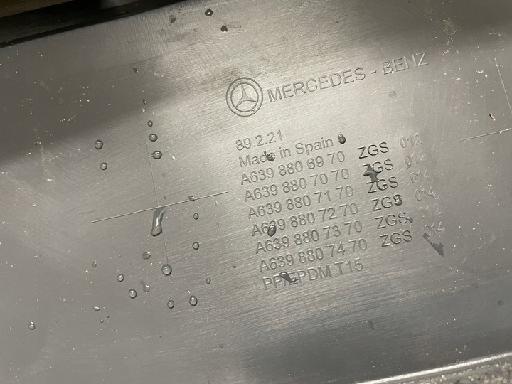 фото №6, Mercedes vito w639 рестайлинг бампер перед переднее a6398806970 новый оригинал oem