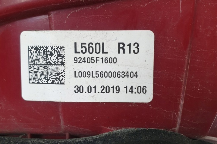 фото №12, Комплект лампа задніх kia sportage ql 92401f1600 1.6l дизель 100kw 2019