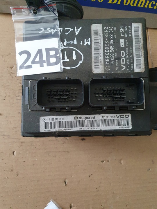 фото №1, Комп'ютер, блок керування, витратомір повітря mercedes w168