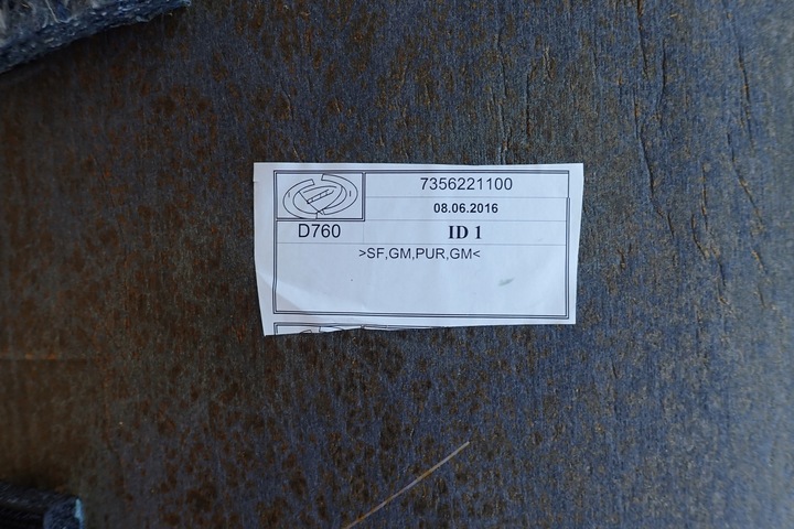 фото №8, Стеля обшивка оббивка fiat 500l 7356221100 2012 - 2022 735592101