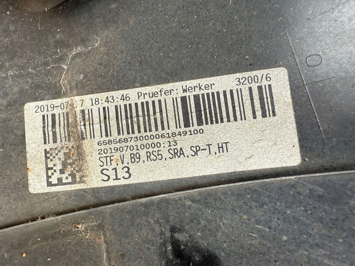 фото №11, Бампер audi rs5 8w6 2017- оригинал нет клееный