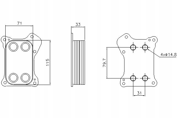фото №2, Радіаторів масла alfa romeo mito chevrolet aveo fia
