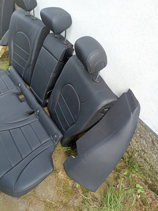 фото №15, Сидіння диван шкіра комплект mercedes w205 c-klasa універсал uk