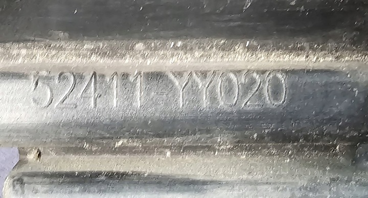 фото №14, Планка dół бампера спойлер toyota corolla gr sport e21 перед переднее