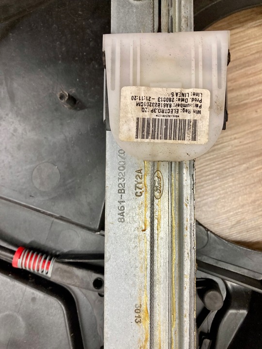 фото №7, Ford fiesta mk7 3d подъемник стекло дверь левый перед