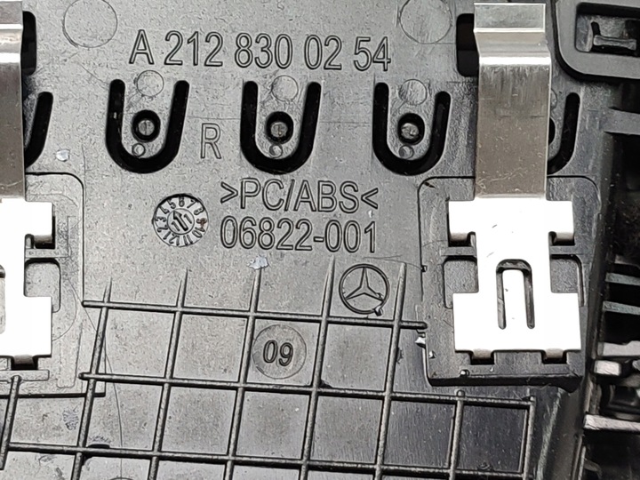 фото №11, Панель раздаточная решётка воздуховод dekor планка алюминий mercedes w212 eu