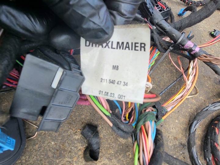 фото №9, Установка джгут провід кабелі штекери mercedes e w211 оригінальний номер європа