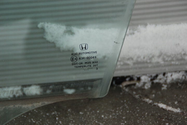 фото №5, Стекло дверь l / p перед honda civic ix 9 13r