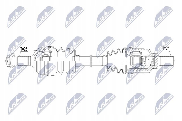 фото №2, Nty npw-ct-087 піввісь привідна