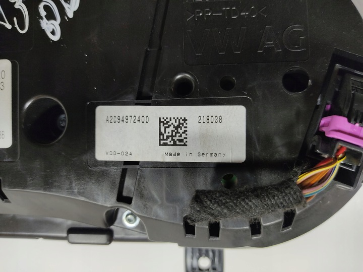фото №9, Спидометр audi a3 8v 2.0 tdi 8v0920871s европа 2013-2020