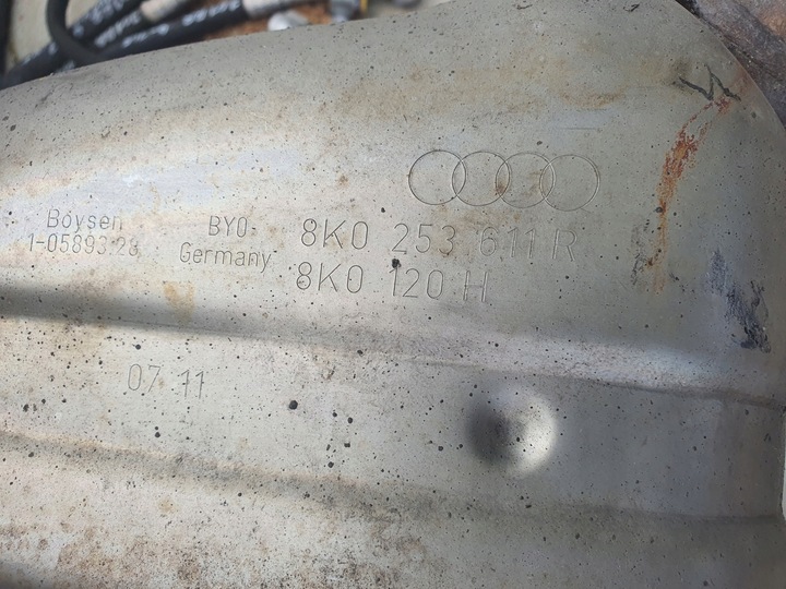 фото №11, Audi a4 b8 a5 вихлоп глушник труба 2,7 3,0 tdi 8k0253611r 7-1