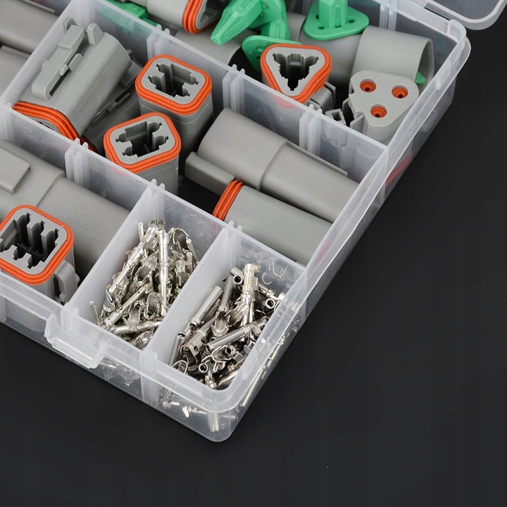 фото №10, Соединитель коннекторы автомобильных штекер герметичные электрические pin 185 szt.