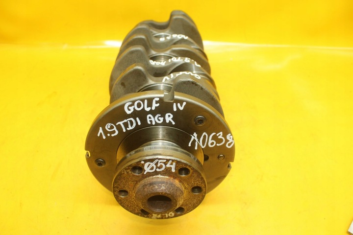 фото №12, Wał коленчатый з вкладыши номинал vw golf iv audi skoda 1.9 tdi agr 038c