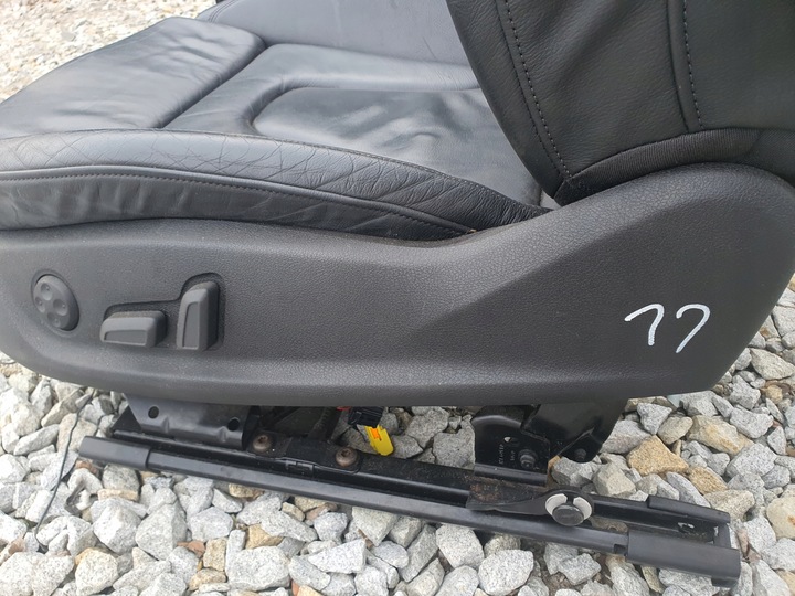 фото №14, Audi a4 b8 a5 сидіння спортивні чорна шкіра підігрів!!! електрика!!!