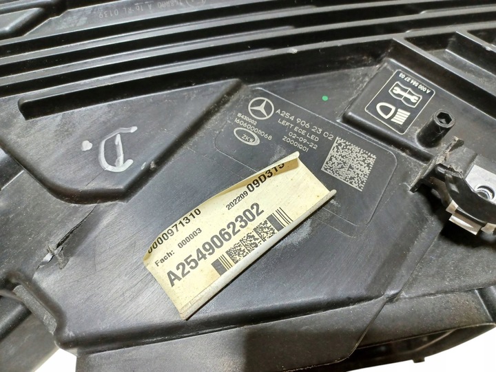 фото №15, Mercedes glc w254 254 лампа ліва перед повний led digital light a2549062302