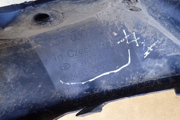 фото №9, Toyota aygo x 22- накладка спойлер dół зад бампер 52453-0h020