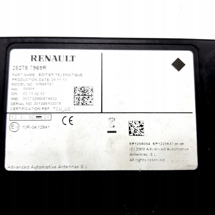 фото №1, Блок управления модуль навигации scenic iii 1.6 dci