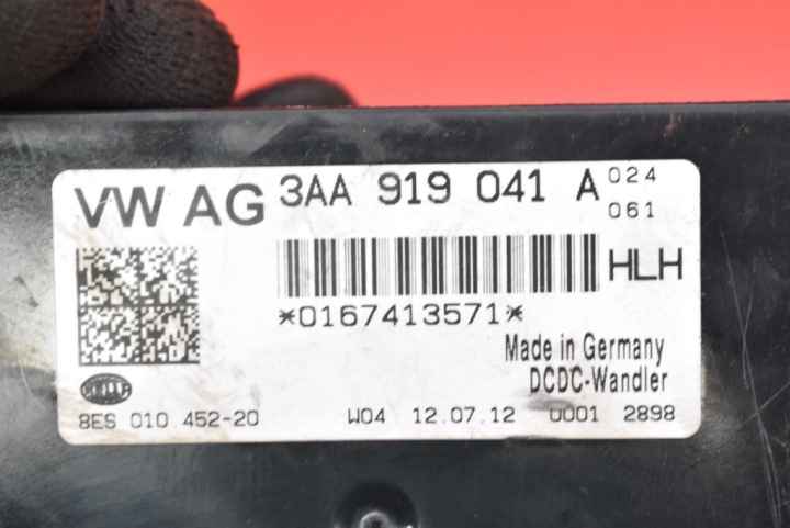 фото №8, Блок керування  модуль напруги 8es010452-20 3aa919041a vw tiguan i 2.0 tdi 140 km