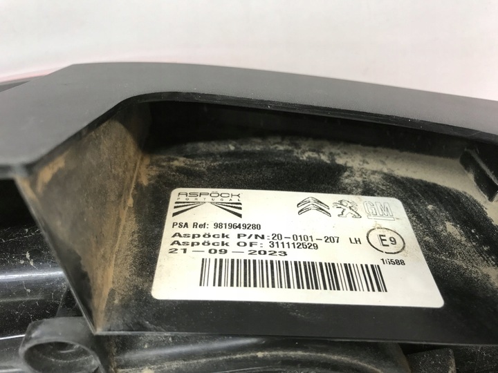 фото №13, Opel combo e proace city citroen berlingo iv лампа ліва зад 9819649280