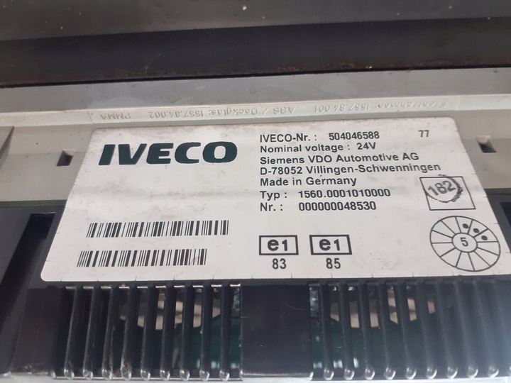 фото №6, Спидометр приборы рамка корпус iveco eurocargo