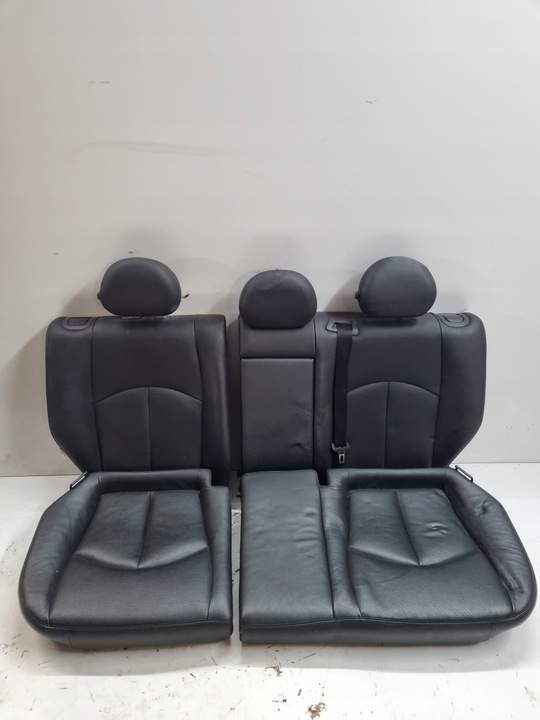 фото №1, Диван задняя сиденья зад merecedes e класс w211 s211 универсал чёрная кожа